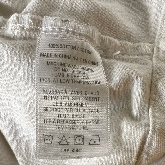 Harlow Cream Frayed Hem Jean Shorts - Picture 4 of 6